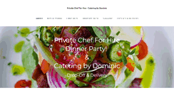 Desktop Screenshot of privatechefforhire.com